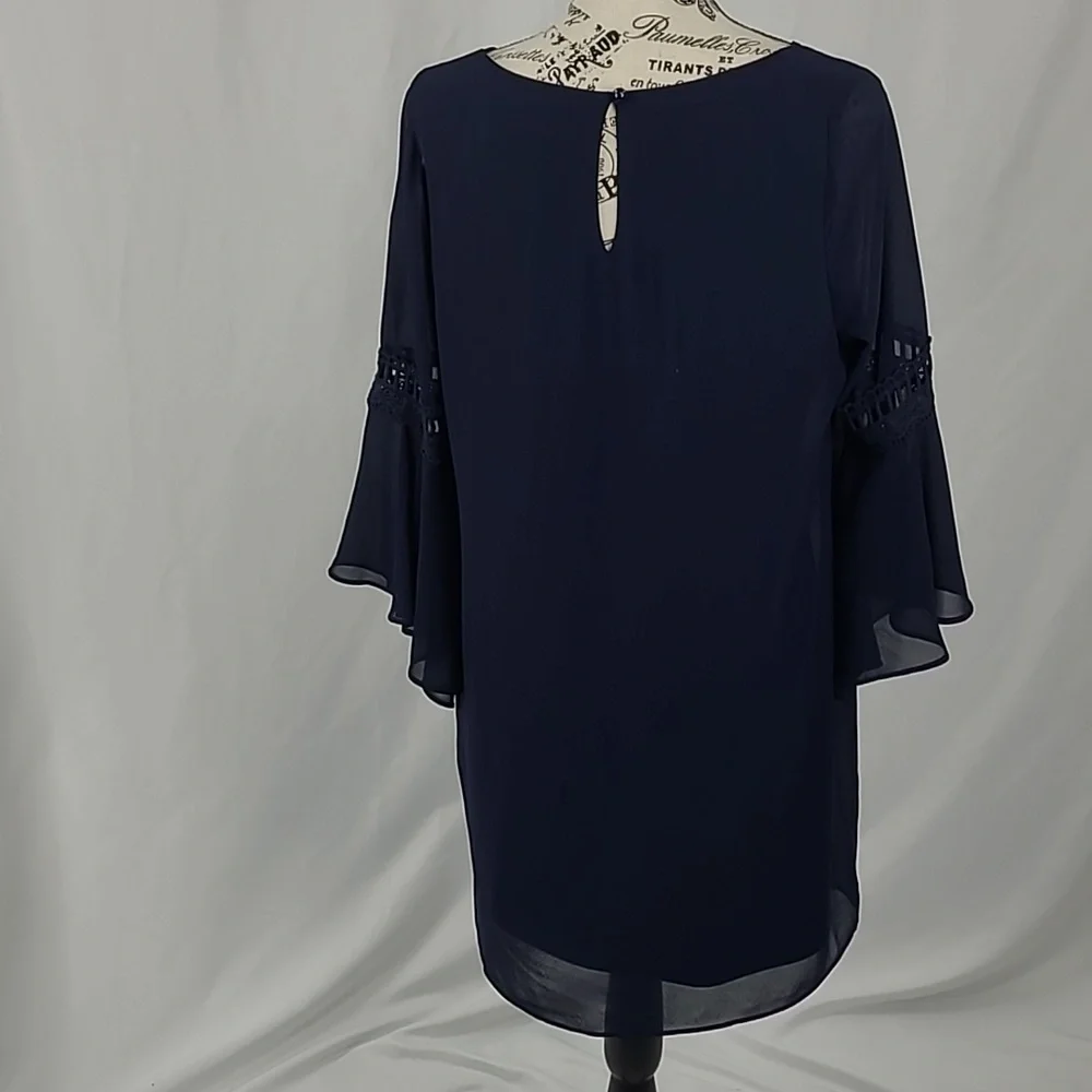 {A. Byer} Navy Dress wedding guest, formal, casual, night out - Picture 3 of 7